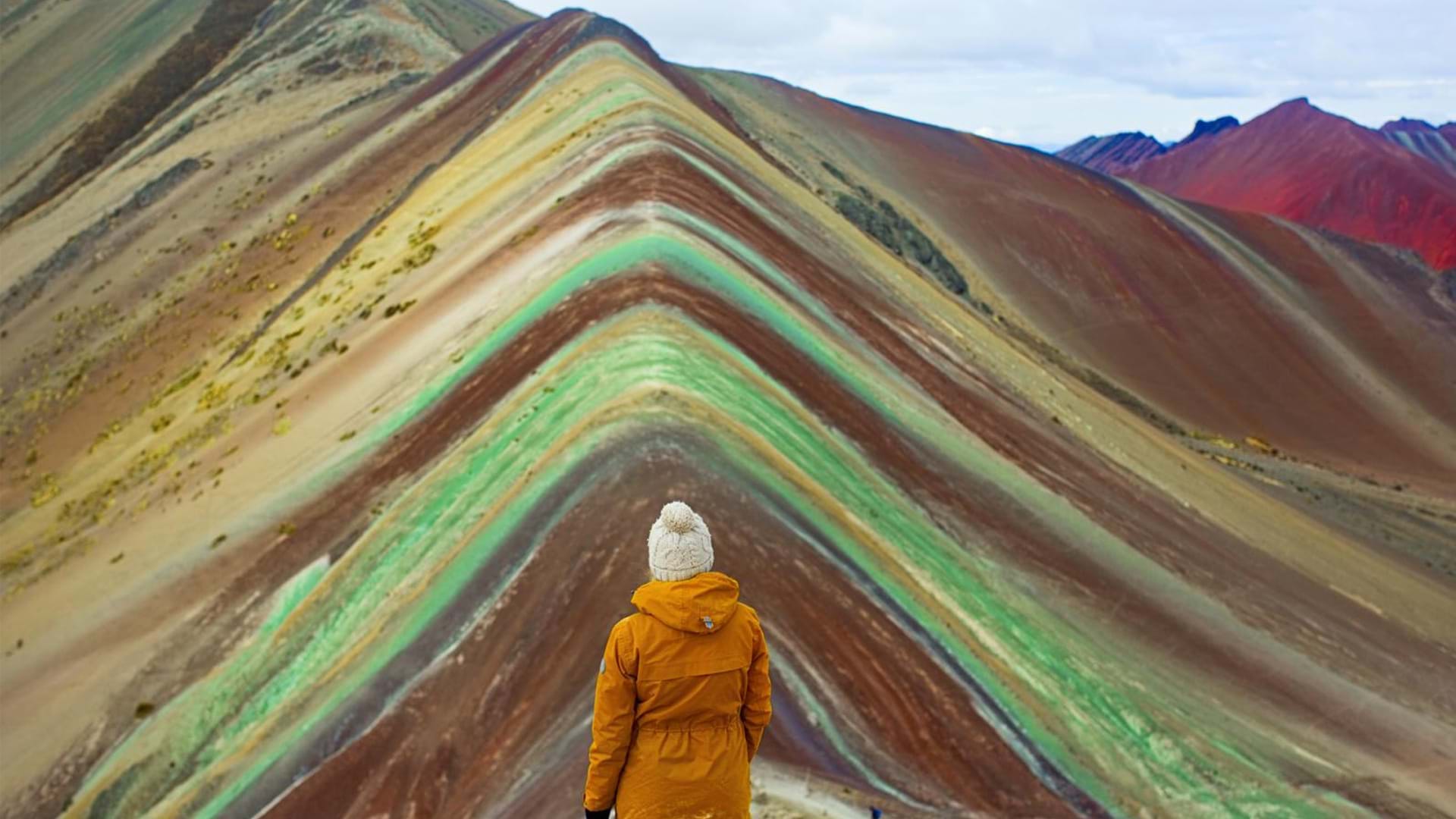 Цветные горы в Перу